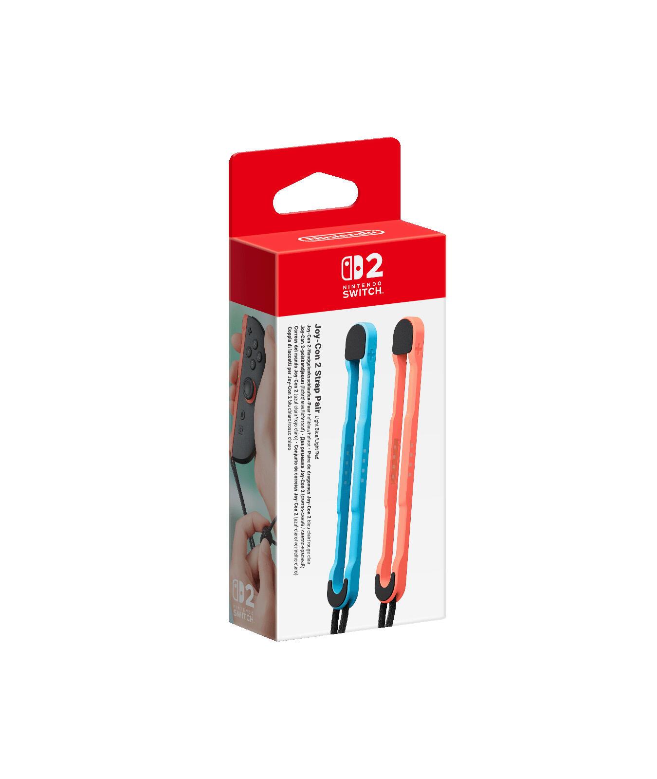 Nintendo Switch 2 Joy-Con Straps (Set 2 Copë) – Blu/Kuqe - 2