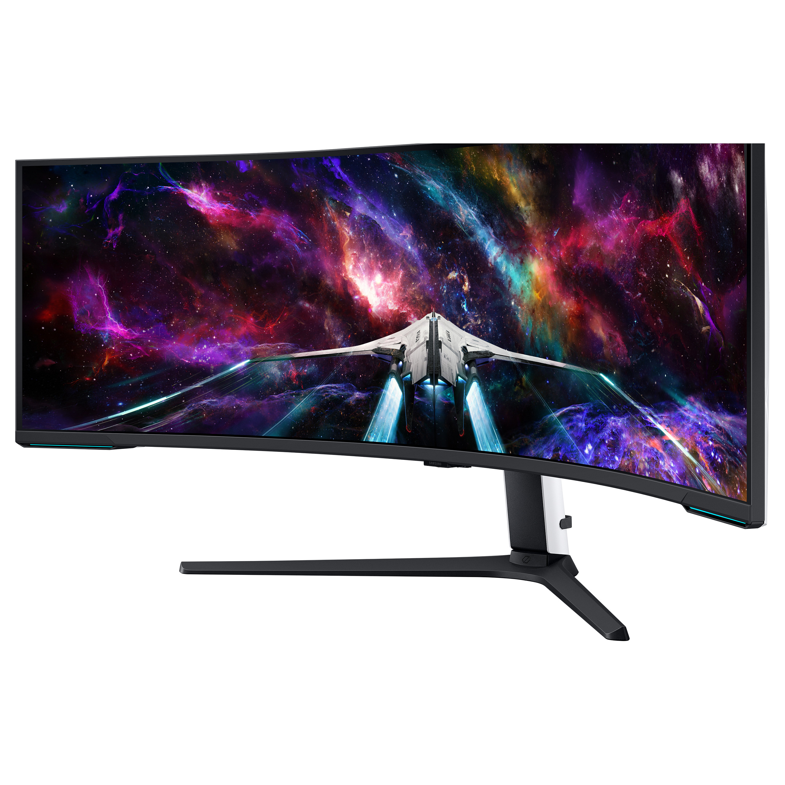 144cm/57" (7680x2160) Samsung Odyssey Neo G9 S57CG952NU 32:9 Dual UHD HDR1000 Curved 1ms 240Hz HDMI DP USB Black/White - 5