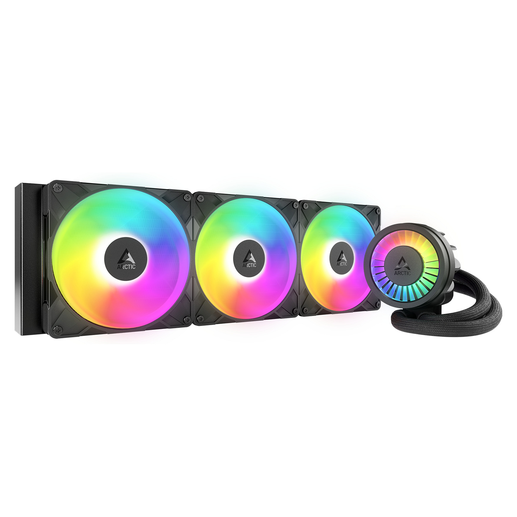 Ftohës për procesor ARCTIC Liquid Freezer III Pro 420 A-RGB / 420mm / AIO / ARGB - Zezë - 1