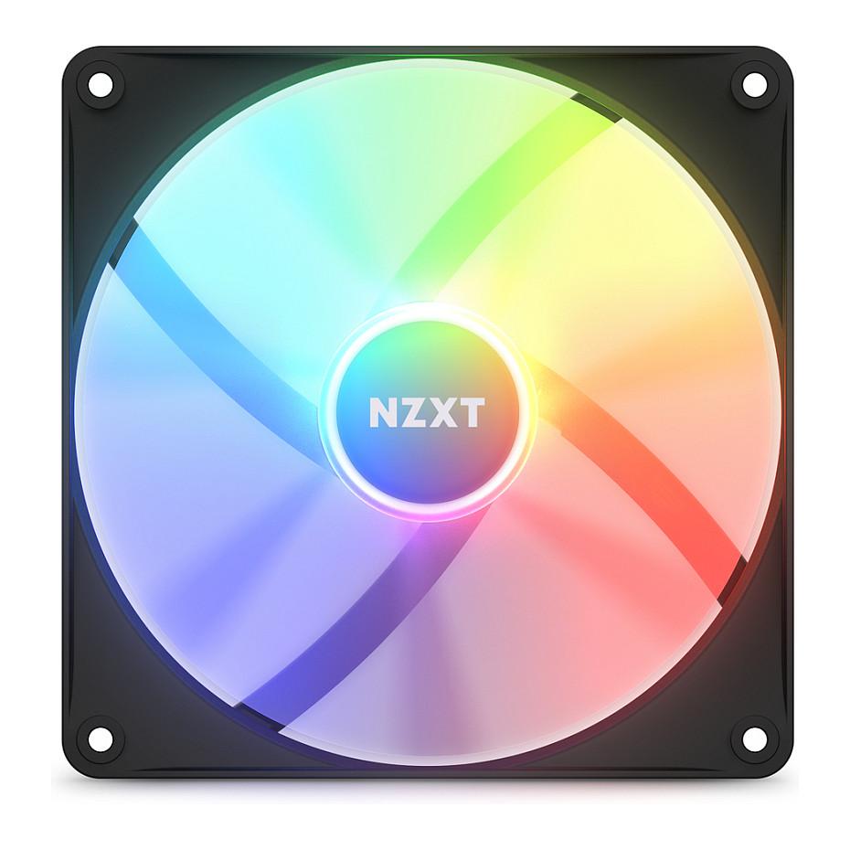 Ftohës për Kasë NZXT F140 RGB Core, 140mm, PWM, 1500 RPM, 90.79 CFM, RGB - Zezë - 2