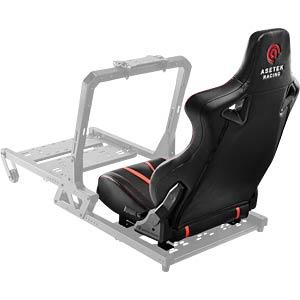 Karrige Gaming Asetek SimSports Initium Forte Seat / Racing Seat / Për Initium Cockpit / GT & Formula – Zezë/Kuqe - 2