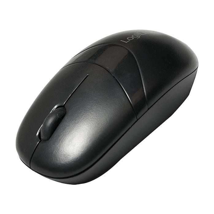 Combo (Tastierë & Maus) LogiLink ID0104, Wireless, QWERTZ, 2.4 GHz, 13 Hotkeys, 1000 DPI - Zezë - 6