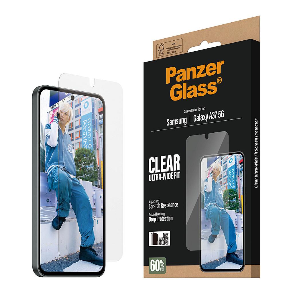 Mbrojtëse për ekran PanzerGlass Ultra-Wide Fit / Samsung Galaxy A37 5G / Xham i Temperuar – Transparente - 6