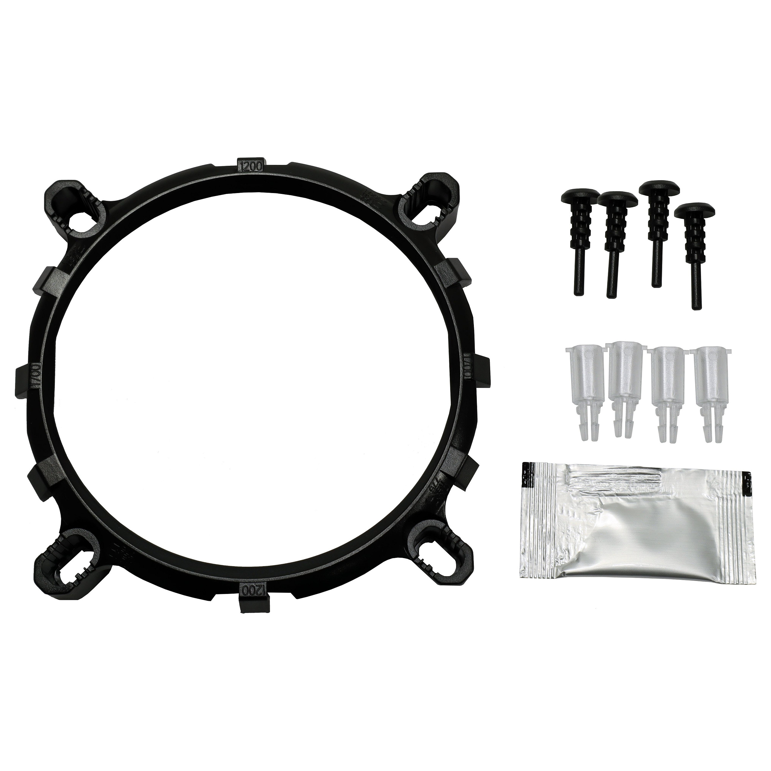 Ftohës për Procesor Inter-Tech BULK 4P90 / 125W TDP / 4×6mm Heatpipe / 92mm PWM Fan – Zezë - 3