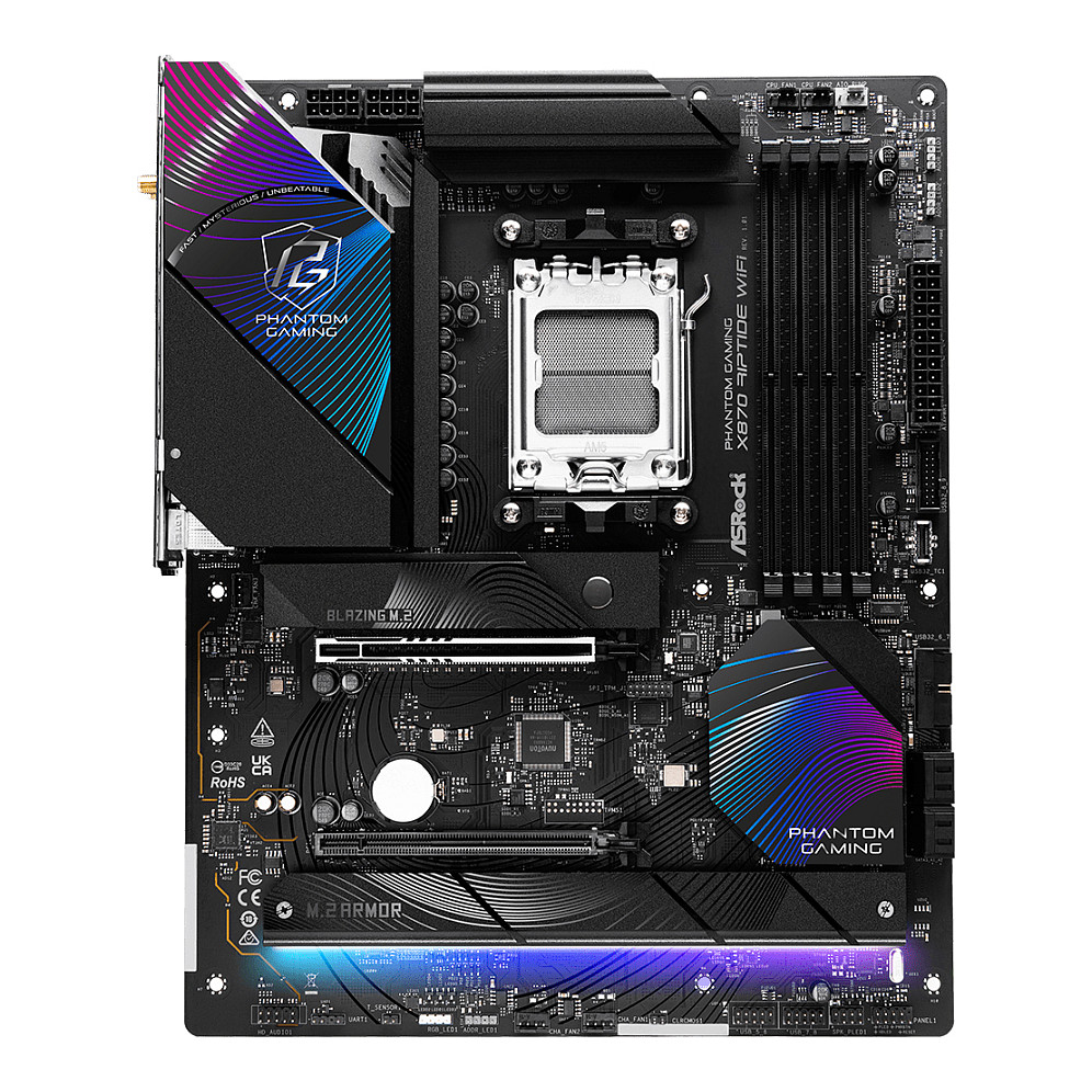 Pllakë Amë ASRock X870 Riptide WiFi / AM5 / DDR5 / ATX - 3