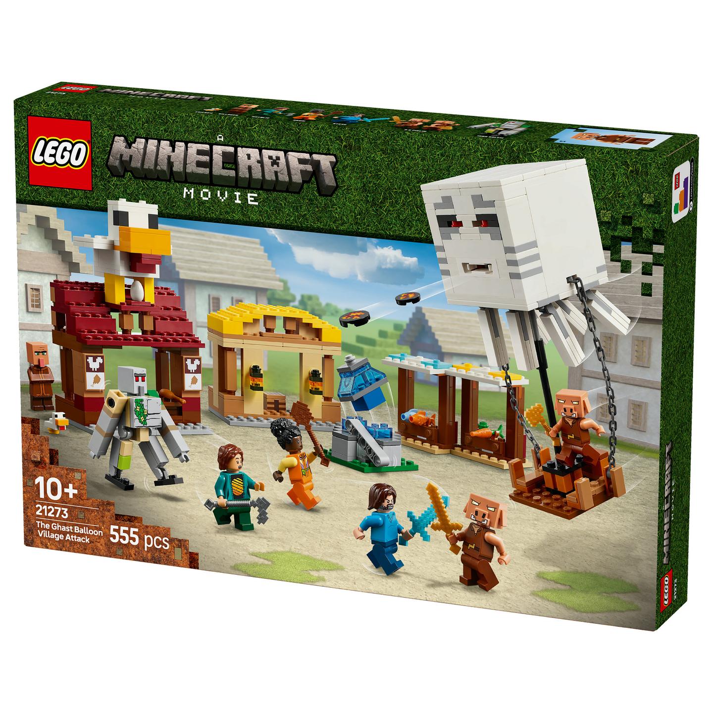 LEGO Minecraft The Ghast Balloon Village Attack - 9