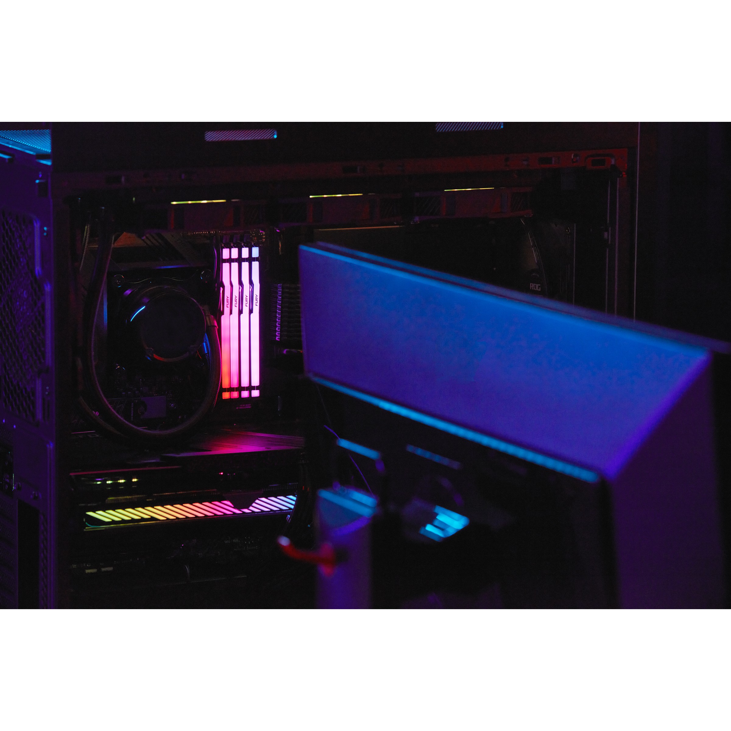 RAM Memorie DDR5 Kingston FURY Beast RGB / 32GB / DIMM / 6000MHz / CL36 / 288-pin - Zezë - 16