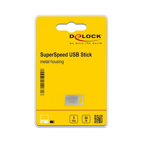 STICK DELOCK USB 3.2 Gen 1 Speicherstick 64GB - Metallgehuse - 2