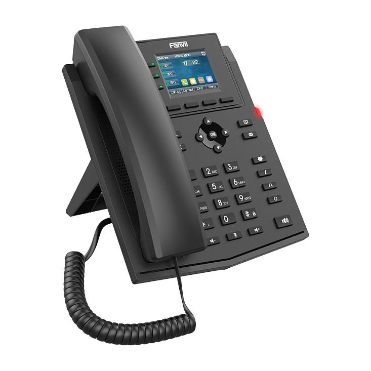Telefon VoIP Fanvil X303-2, 4 Llogari SIP, Ekran 2.4" me Ngjyra - Zezë - 3