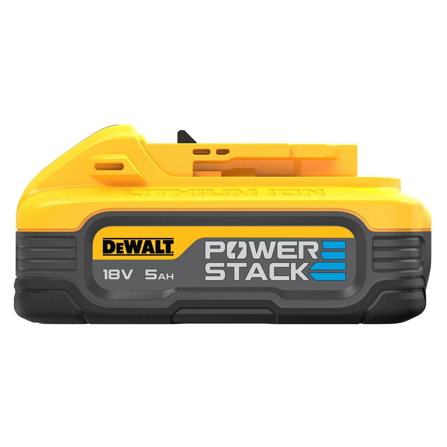 Set Bateri DeWALT DCBP518H2-XJ XR POWERSTACK, 18V, 2×5Ah, Li-Ion - Verdhë/Zezë - 3