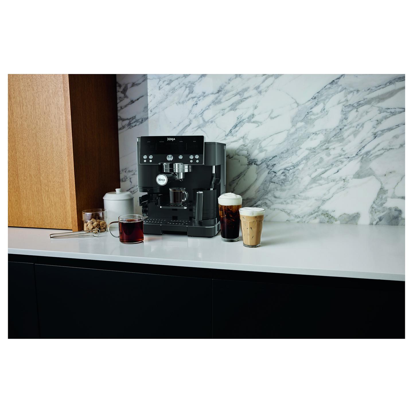 Aparat për Kafe Ninja Luxe Café Premier ES601EUBK, 1650 W, Mulli i Integruar, 25 Nivele Bluarjeje, 2 L – Zezë - 5