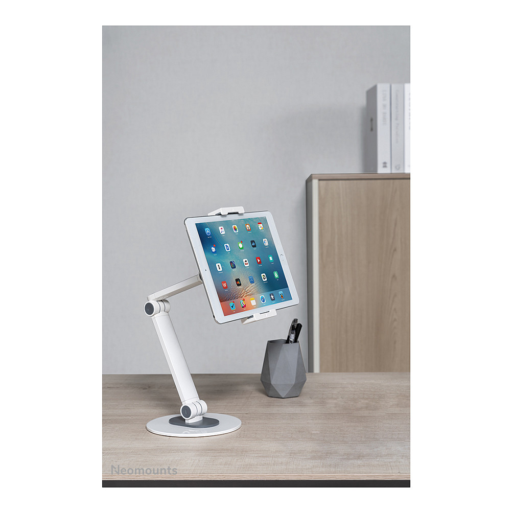 Mbajtës & Ftohës për Laptop 4.7"–12.9" tablets / Neomounts desk stand DS15-550WH1 , supports up to 1 kg - Bardhë - 9
