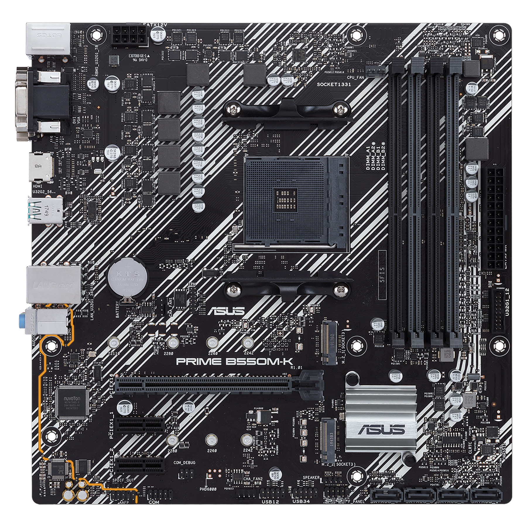 Pllakë Amë MB ASUS PRIME B550M-K - 1
