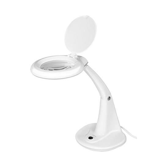 Llambë LED LogiLink WZ0059, 6.5 W, 40 LED, Zmadhim 1.75× dhe 4×, Lentë Xhami 10 cm, 520 lm – Bardhë
