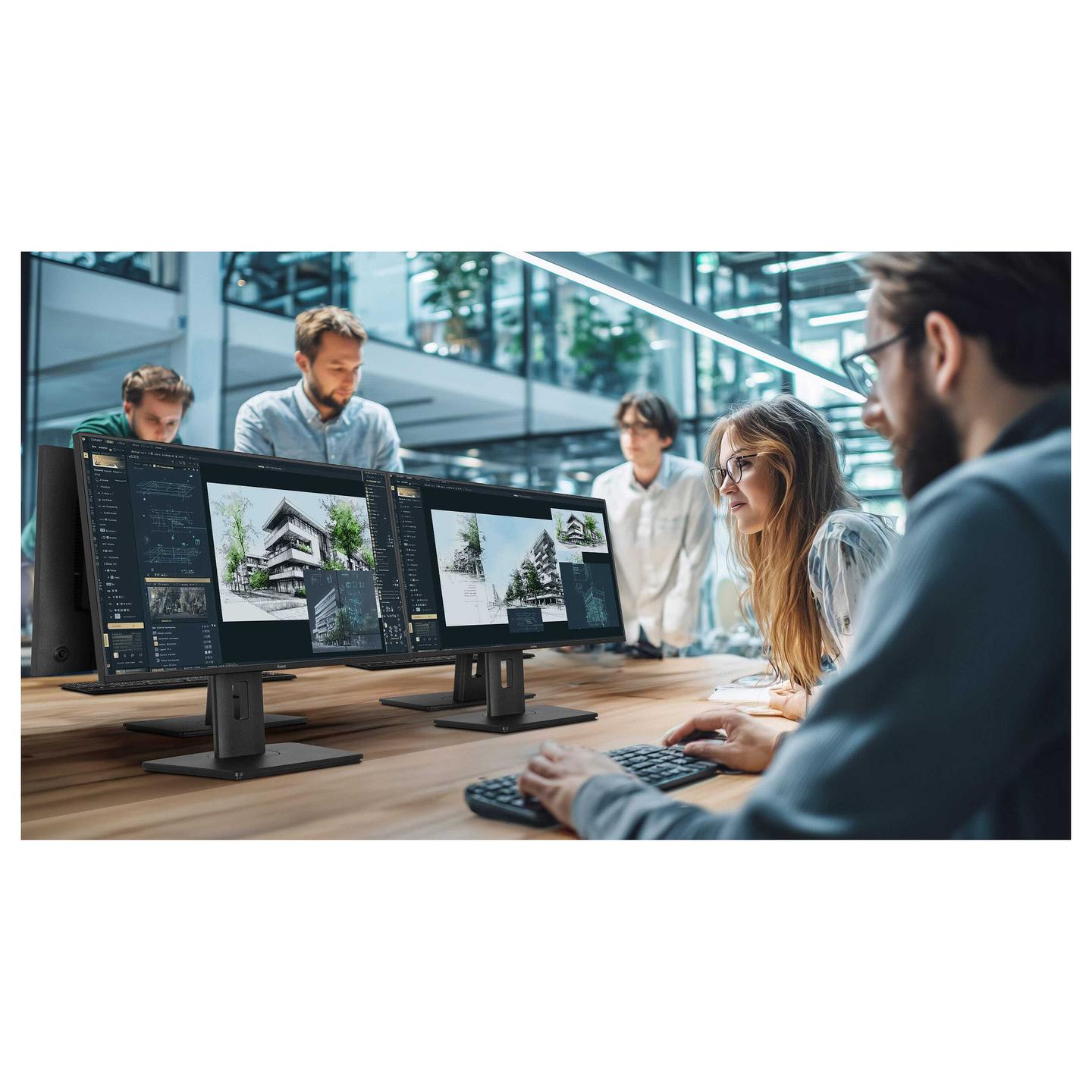 Monitor iiyama ProLite XB2497HSU-B1 / 23.8" / Full HD LED IPS / 100Hz / 4ms / HDMI+DP+USB - Zezë - 20