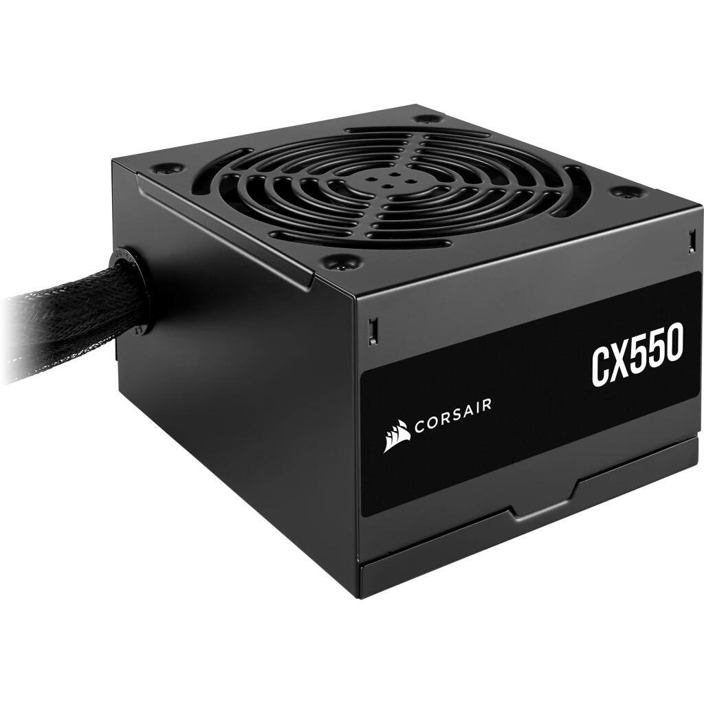 Furnizues Energjie Corsair CX550 / CP-9020277-EU / 550W / ATX / 80 PLUS Bronze / Non-Modular - Zezë
