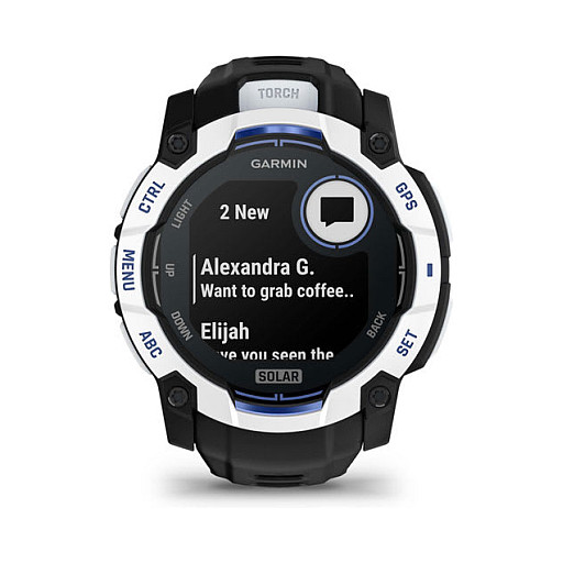 Orë e mençur Garmin Instinct 3 Solar GPS / 50mm - Zezë/Blu - 14
