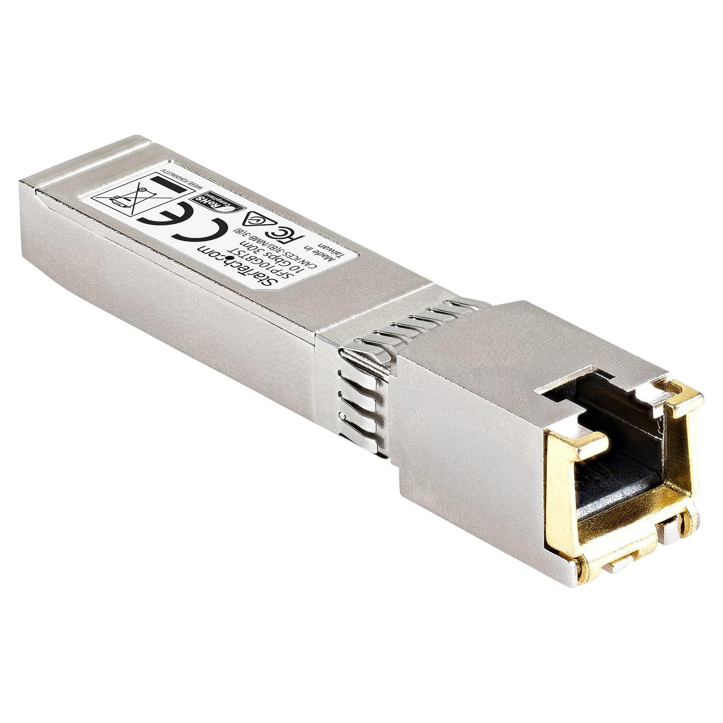 Transceiver StarTech.com SFP10GBTCST, SFP+, 10Gbps, 10GBASE-T, RJ45, deri në 30m - Argjend - 2