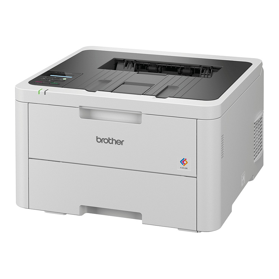 Printer Laser me Ngjyra Brother HL-L3220CW / Për Dokumente / 2400 DPI / 18 ppm / USB + Wi-Fi - Zezë/Bardhë - 2