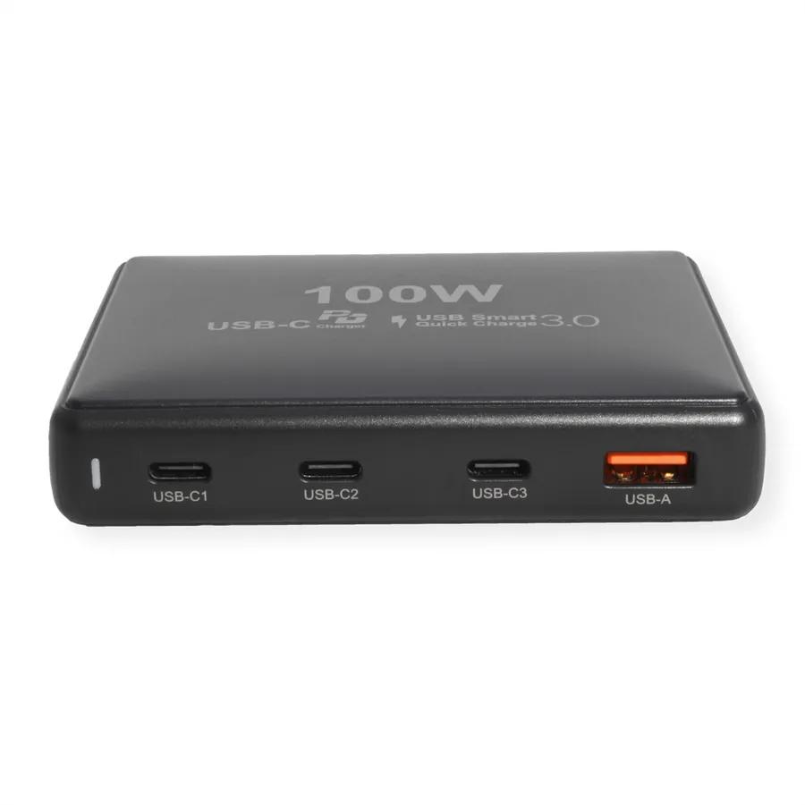 Karikues VALUE 19.99.1098, GaN, 100W, 3x USB-C, 1x USB-A, PD – Zezë - 3