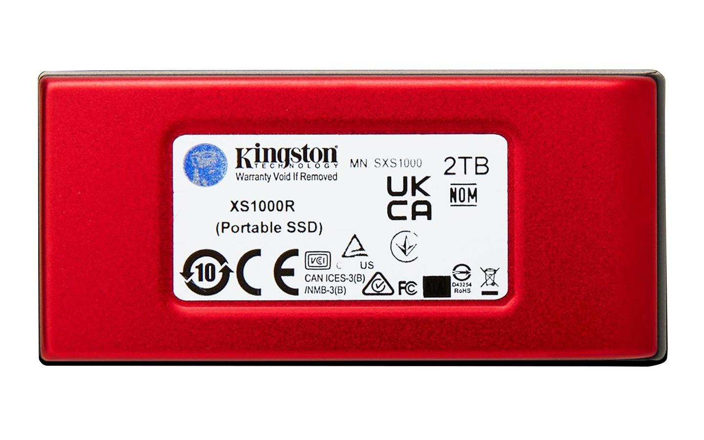 SSD e Jashtme Kingston XS1000 / SXS1000R/2000G / 2TB / USB 3.2 Gen 2 / 1050MB/s Read / 1000MB/s Write – Kuqe - 4