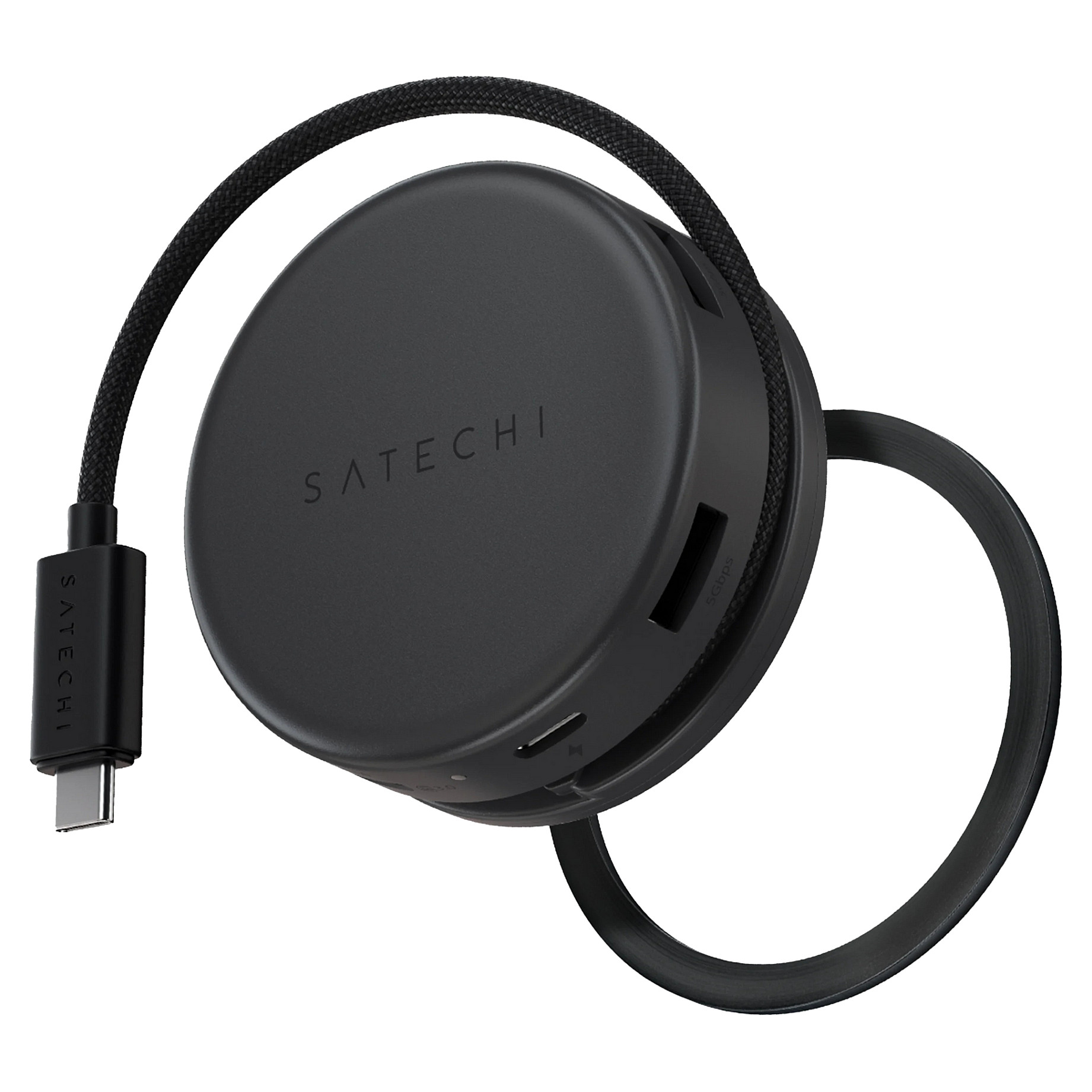 Hub Satechi OntheGo ST-POTG7C / 2x USB-A / HDMI 4K 60Hz / Gigabit Ethernet / SD & MicroSD / USB-C PD 100W – Zezë