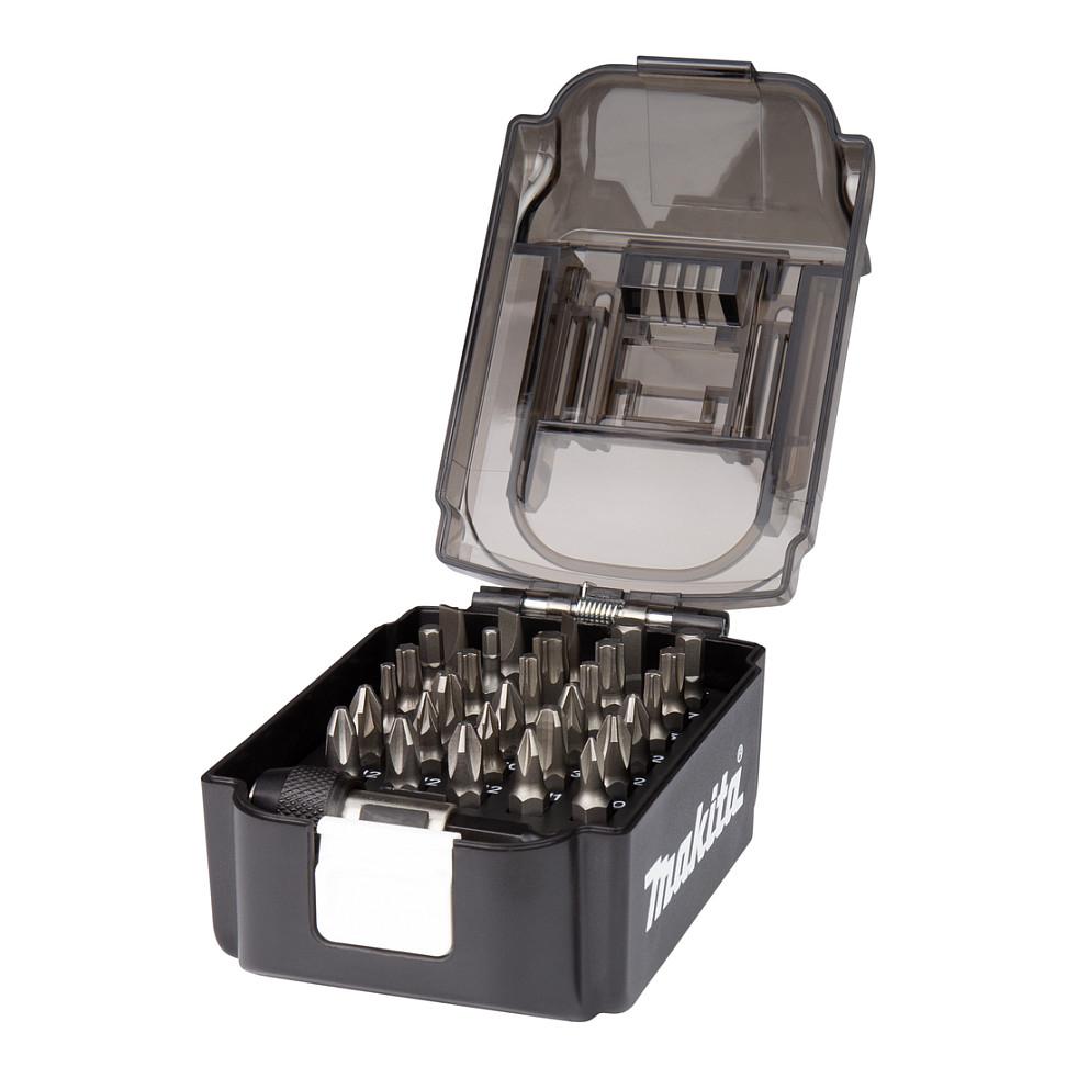 Set Bitesh për Vida Makita E-00016, 31 Pjesë, 25mm, Phillips, Pozidriv, Torx, Hex, Të Sheshta, Mbajtëse Magnetike - Zezë - 4