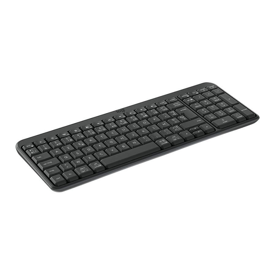 Tastierë pa Kabllo Logitech K250, Compact, Full Size, Bluetooth + RF 2.4GHz - Grafit - 4