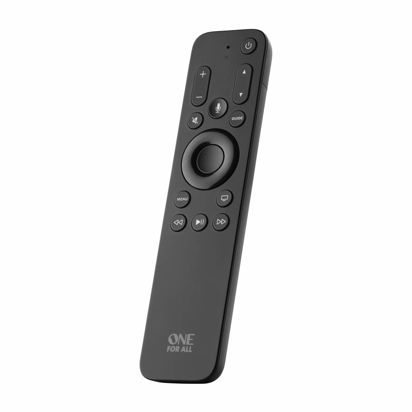 Telekomandë One For All URC1110, për Apple TV, Siri, IR/Bluetooth - Zezë
