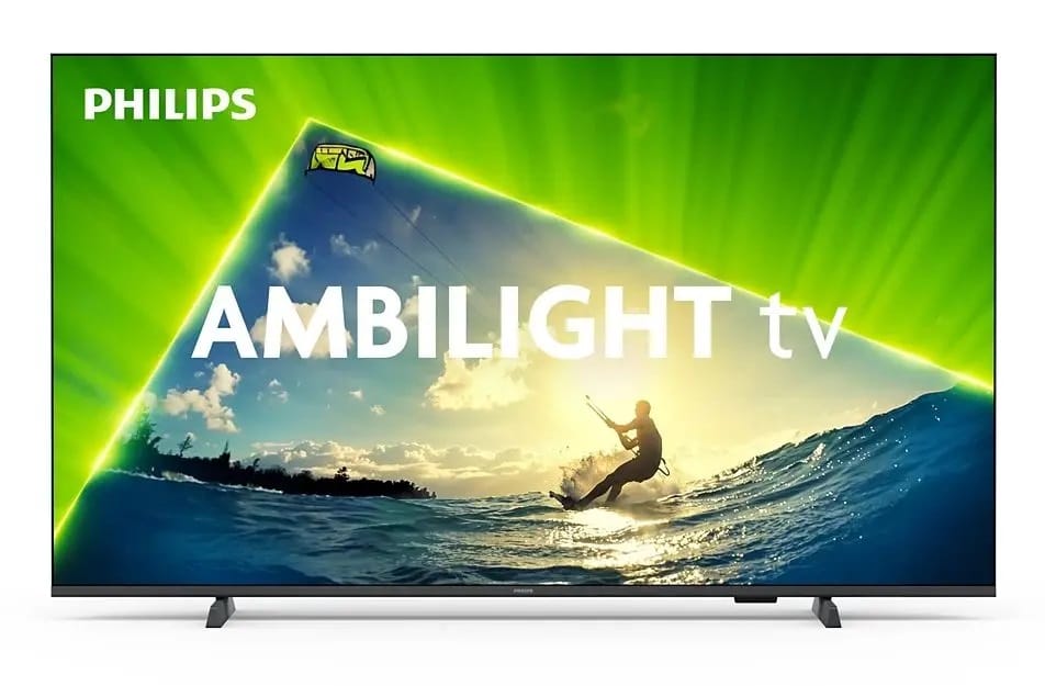 PHILIPS 55PUS8209/12 Smart TV – 55" QLED 4K UHD / Ambilight / HDR10+ / Dolby Atmos / Titan OS – e zezë