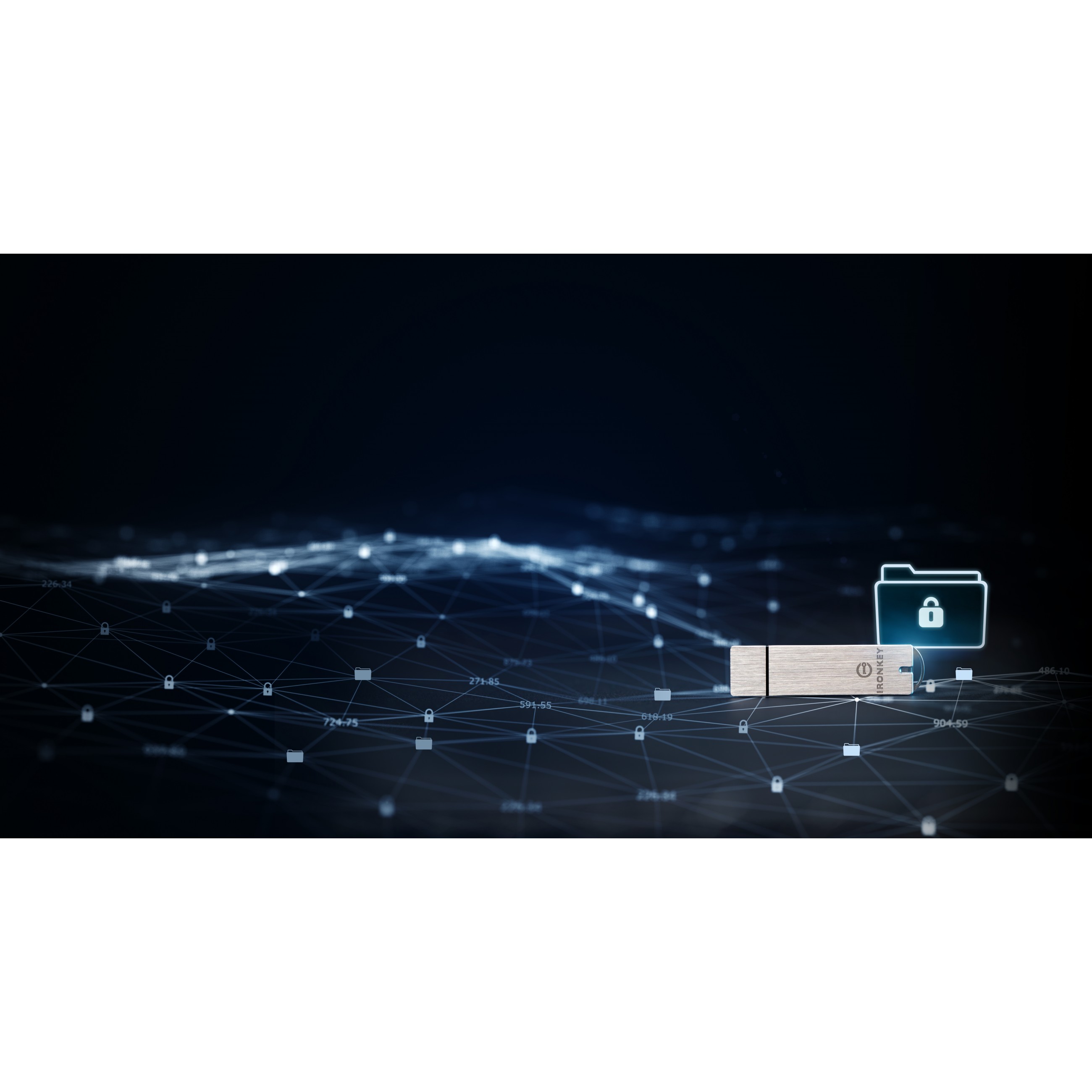 USB Flash Drive Kingston IronKey Basic S1000 64GB USB 3.0 Encryption Level 3 - Gri - 12