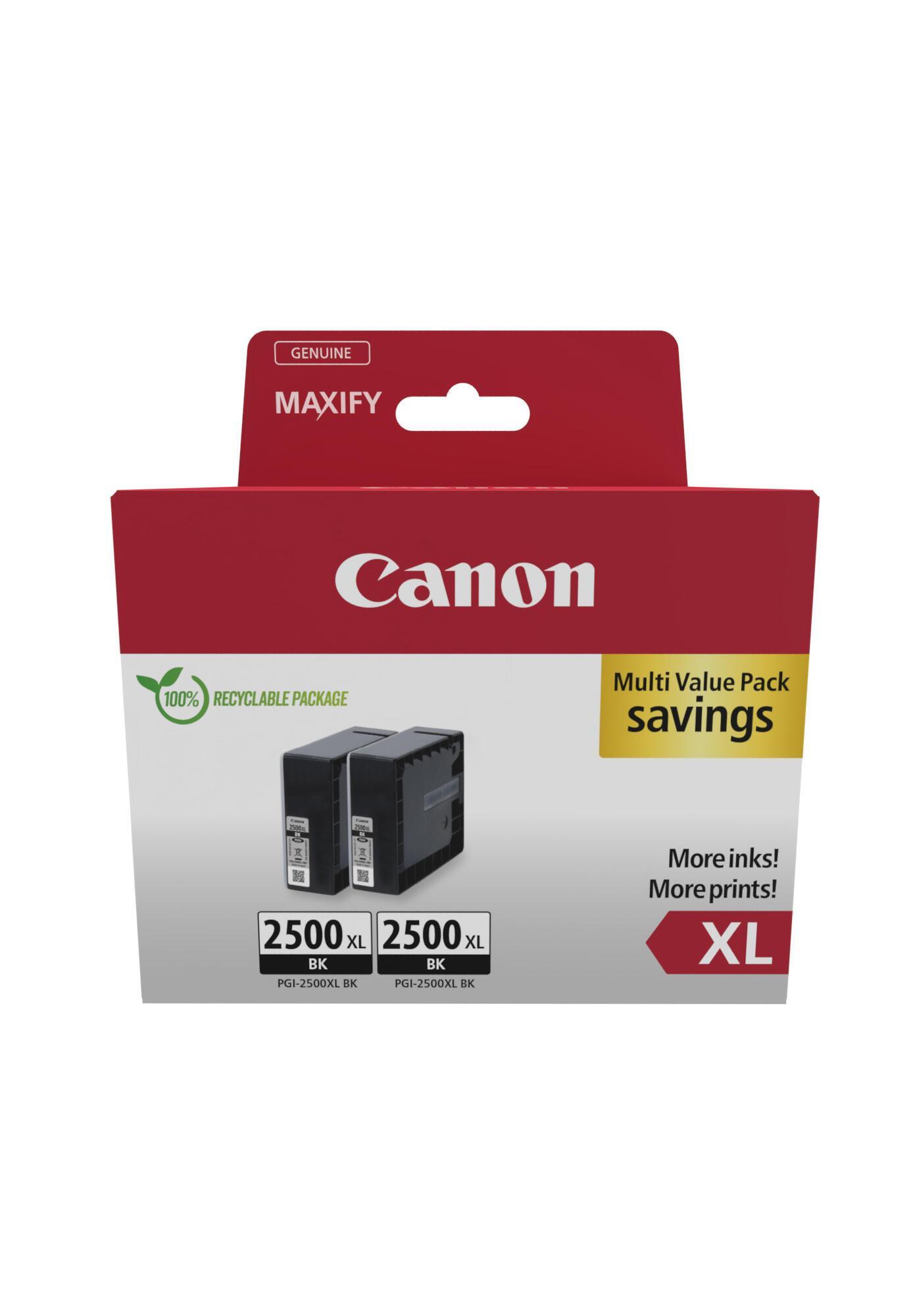 INK Canon PGI-2500XL / 9254B011 / 2x70.9ml / 5.000 faqe / Doppelpack – Zezë