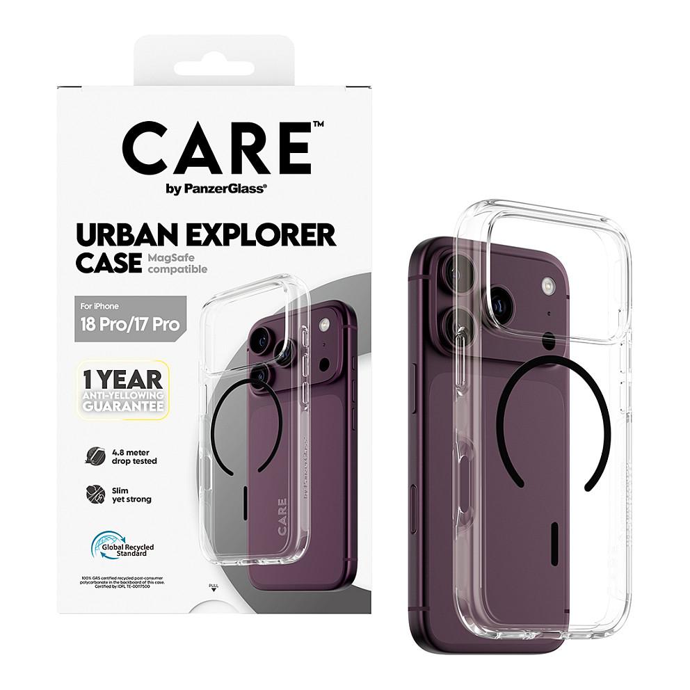 Aksesorë për telefon PanzerGlass CARE Urban Explorer / iPhone 17 Pro / iPhone 18 Pro / MagSafe / Mbrojtje 4.8m - Transparente/Zezë - 5