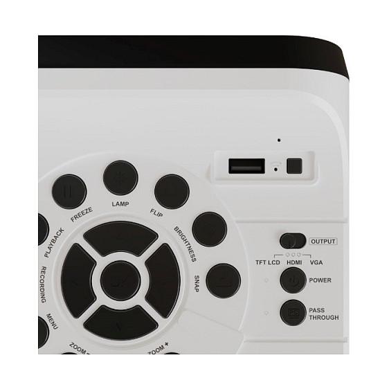 Kamerë Dokumentesh Optoma DC557, 13MP, 4K UHD, Zoom Optik 17×, Zoom Digjital 16×, Miracast, HDMI, VGA, USB-A, USB-B - Bardhë - 7