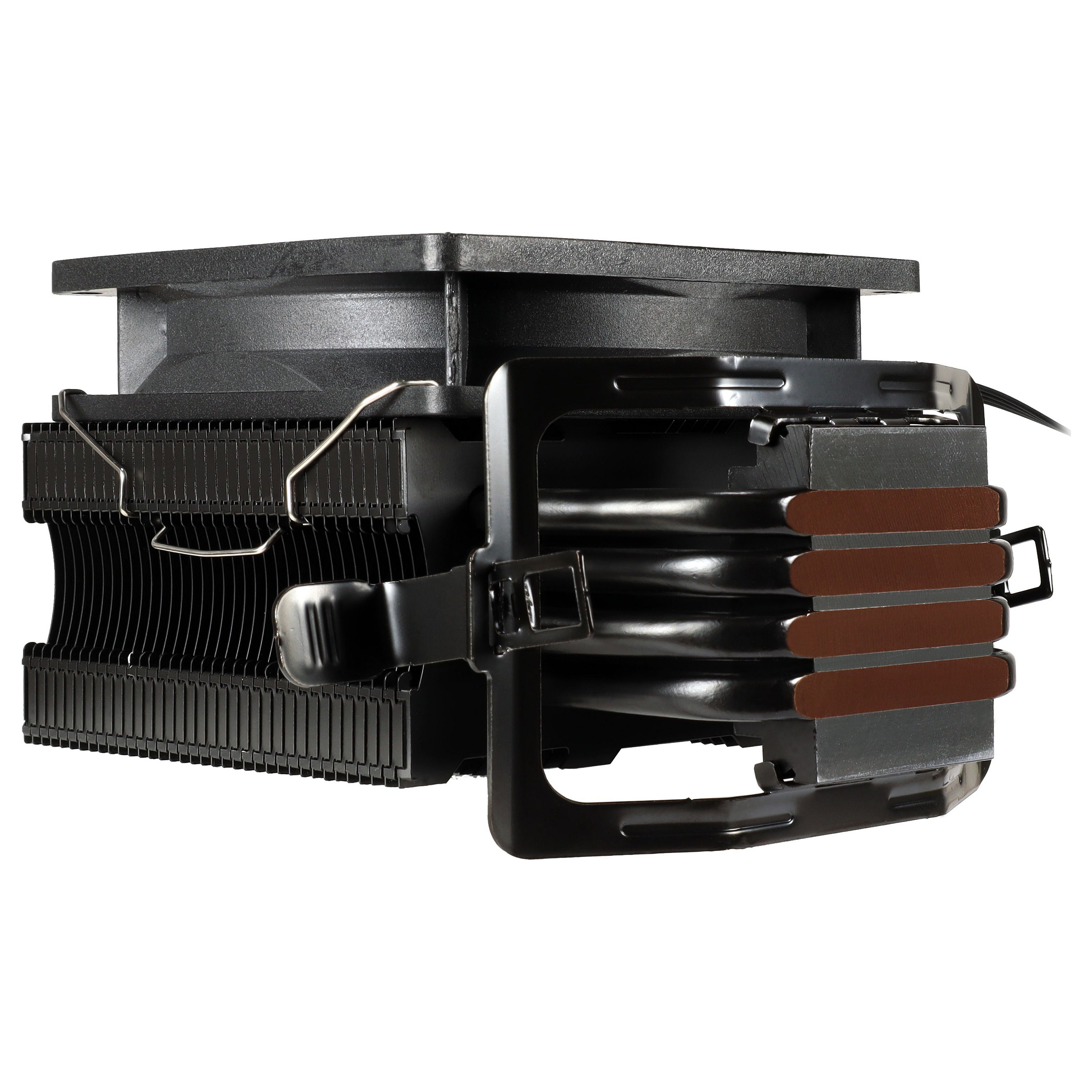 Ftohës për Procesor Inter-Tech BULK 4P90 / 125W TDP / 4×6mm Heatpipe / 92mm PWM Fan – Zezë - 2