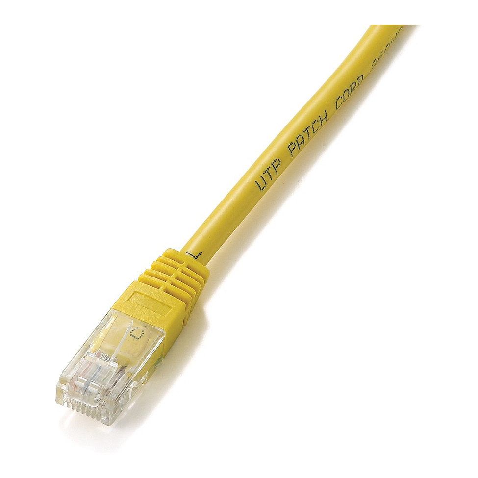Kabllo për Rrjet Patch Cat5e U/UTP Equip / 2xRJ45 / 5.00m / Polybag – Verdhë - 1