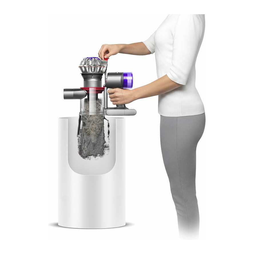 Fshesë me Vakum Dyson V8 Advanced / 130AW / 40min / 0.54L / 15 Cyclones / Motorbar / HEPA - Argjend/Vjollcë - 13