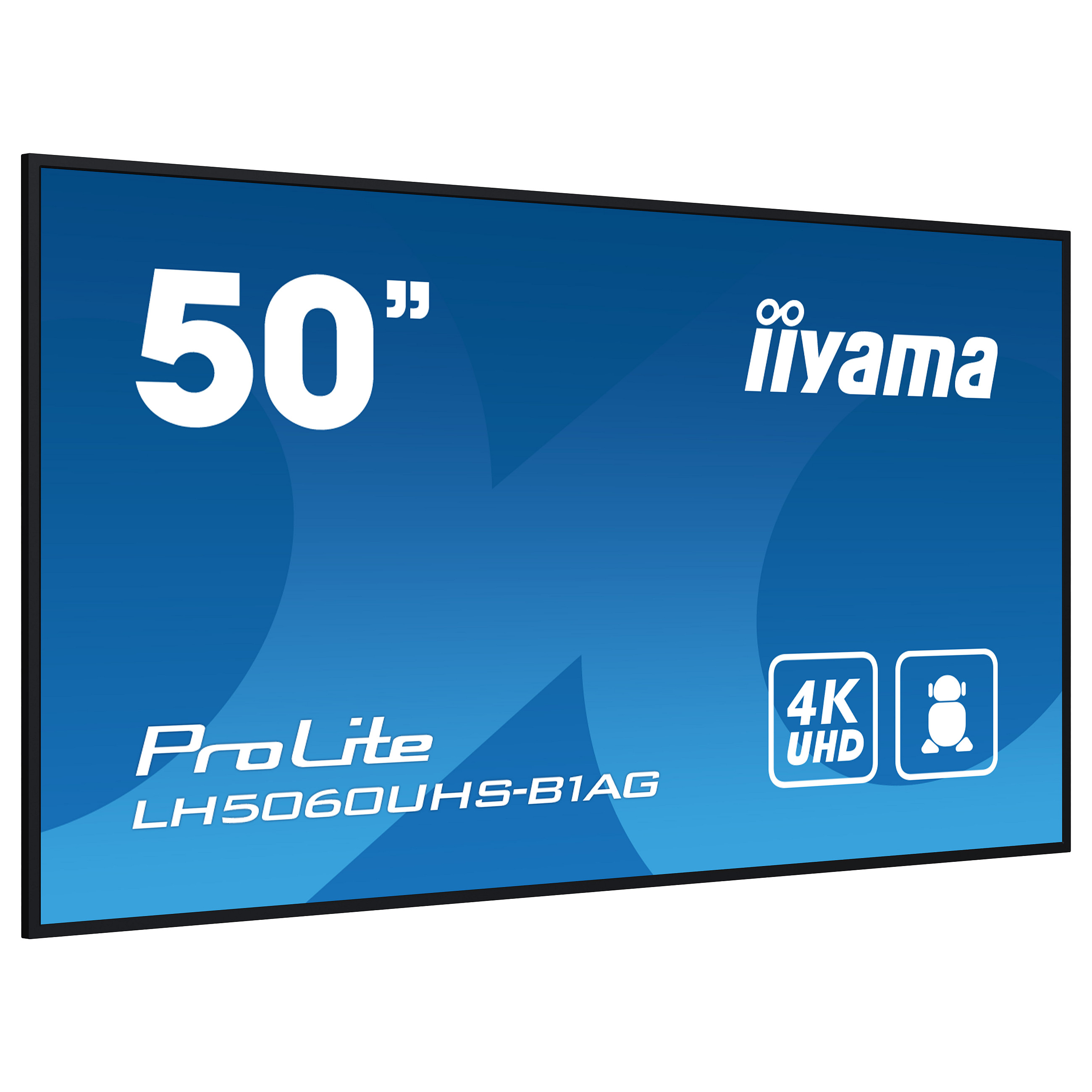 Ekran Prezantues IIYAMA LH5060UHS-B1AG / 49.5"/ 4K Ultra HD IPS LED / 60Hz / 8ms / HDMI - Zezë - 4