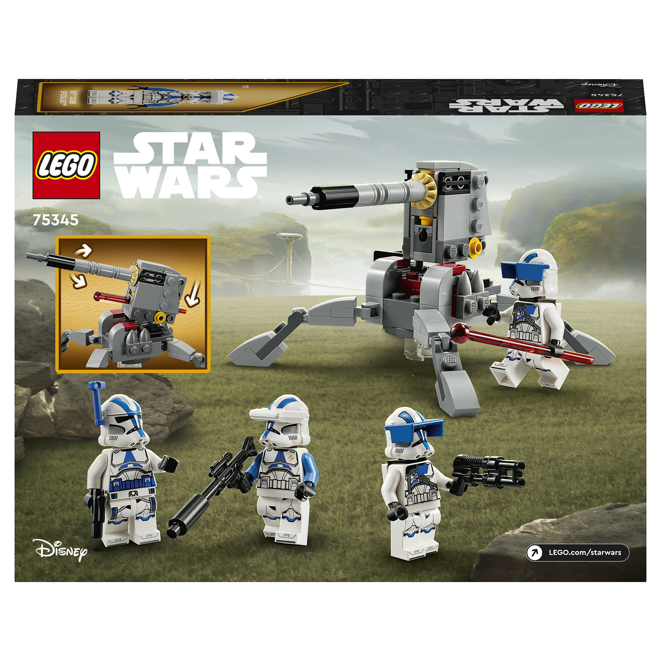 LEGO Star Wars 501st Clone Troopers Battle Pack 75345 - 2