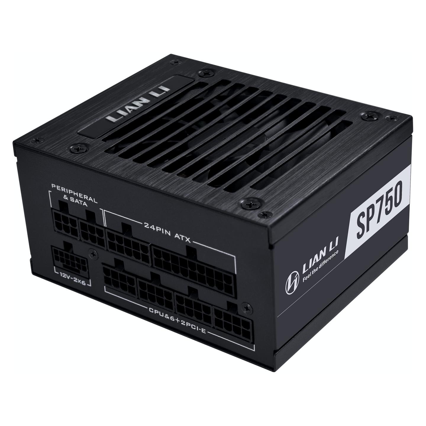 Furnizues Energjie Lian Li SP750 V2 Gold, 750W, SFX, ATX 3.1, 80 PLUS Gold, Full Modular, 92mm Fan – Zezë - 3