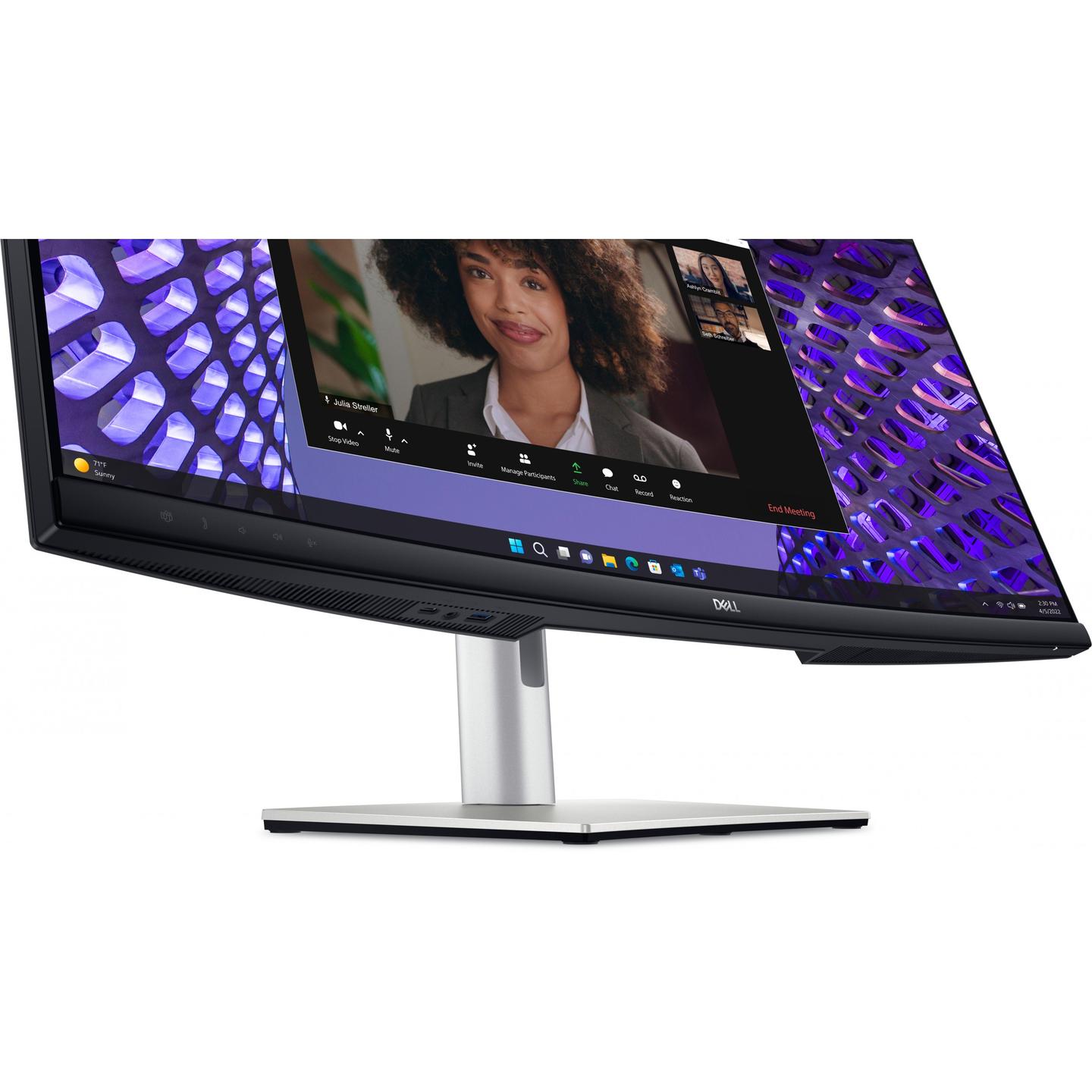 Monitor Dell P3424WEB, 34.1", WQHD IPS Curved, 60Hz, 5ms, HDMI+DP+USB-C+USB+RJ45 - Zezë/Argjend - 7