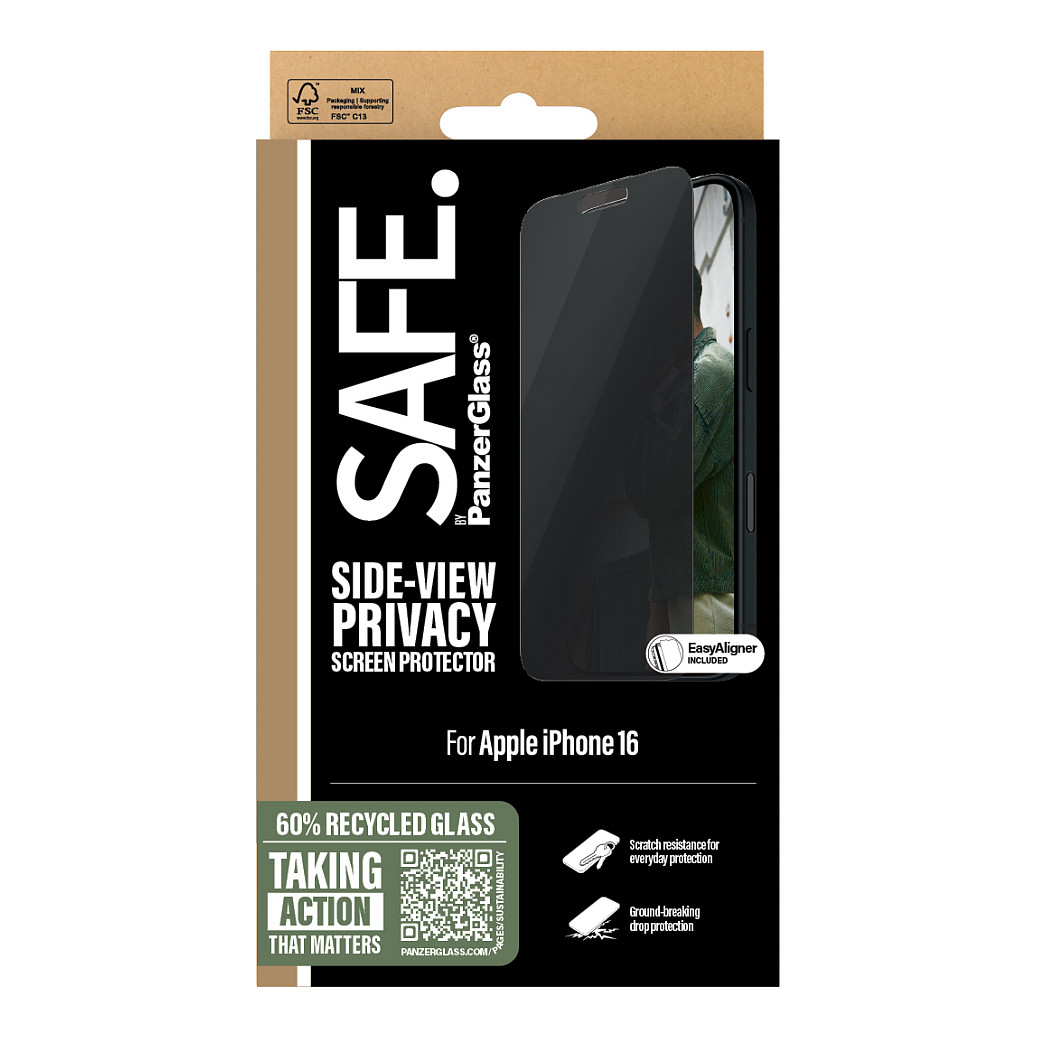 Aksesorë për telefon SAFE Privacy Screen Protector for iPhone 16/15 – UltraWide Fit - 3