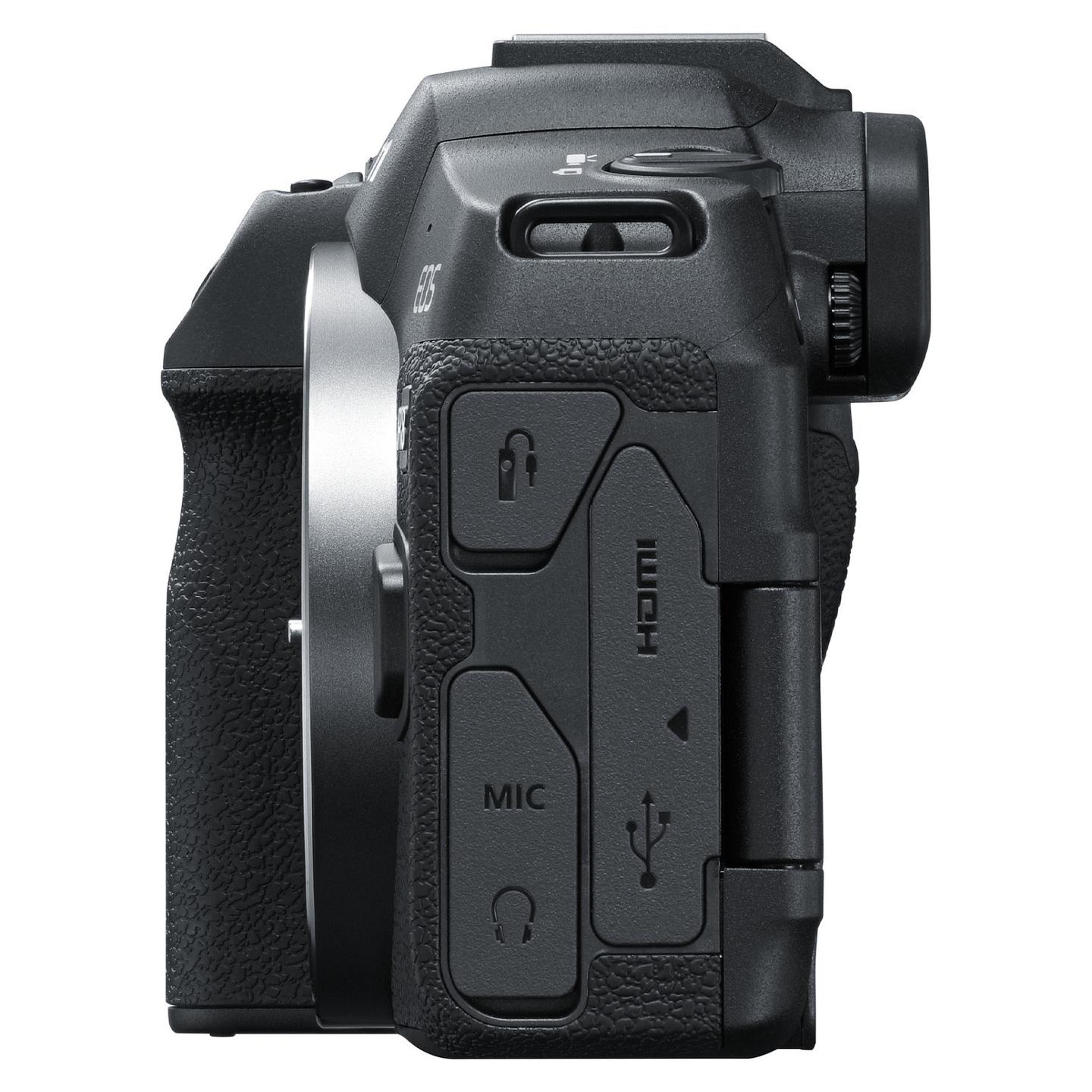 Kamerë Digjitale Canon EOS R8 Body, Full Frame, 24.2MP, 40fps, 4K 60fps, RF Mount - Zezë - 5