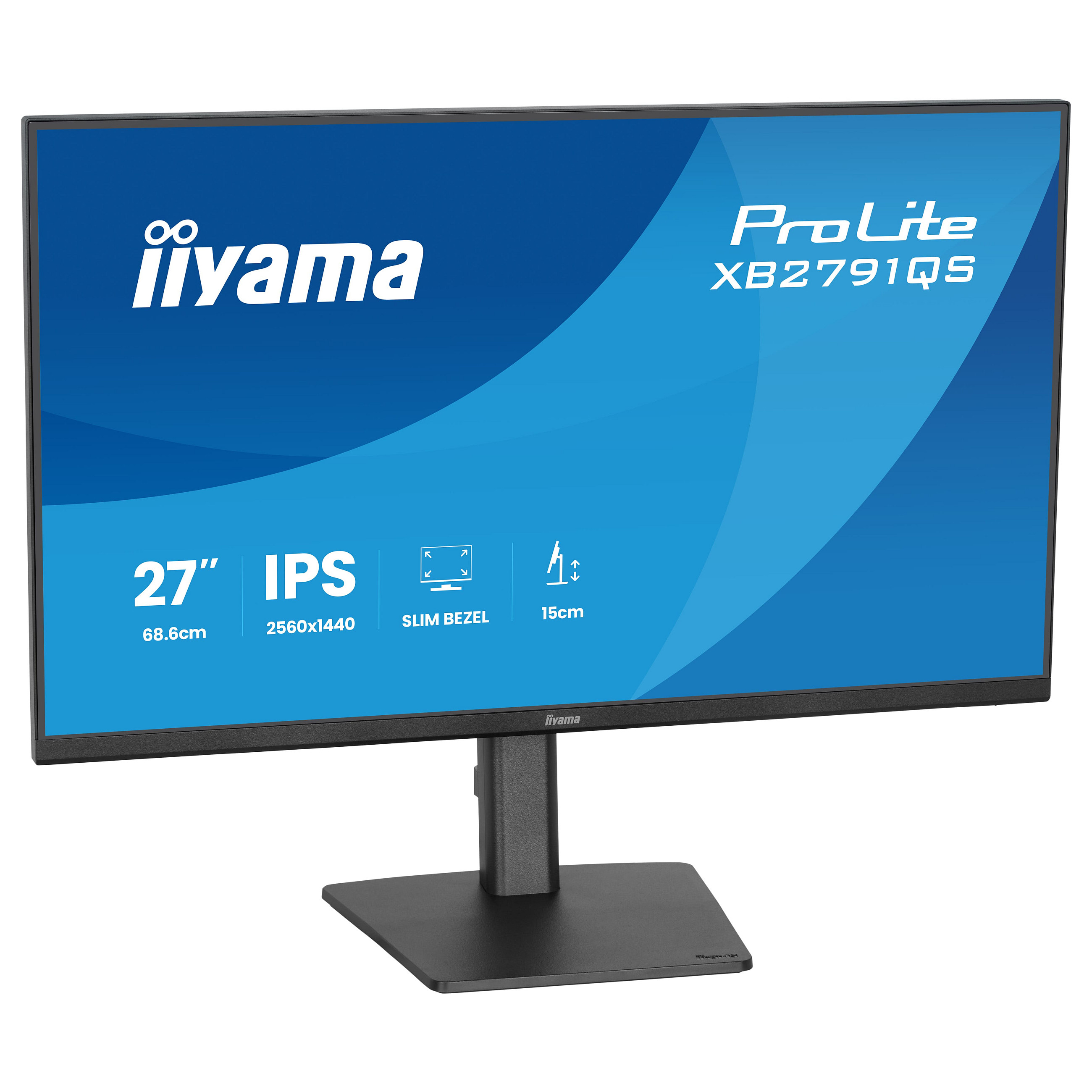 Monitor IIYAMA XB2791QS-B1 / 27"/ Quad HD IPS / LED / 75Hz / 1ms / HDMI+DP - Zezë - 7
