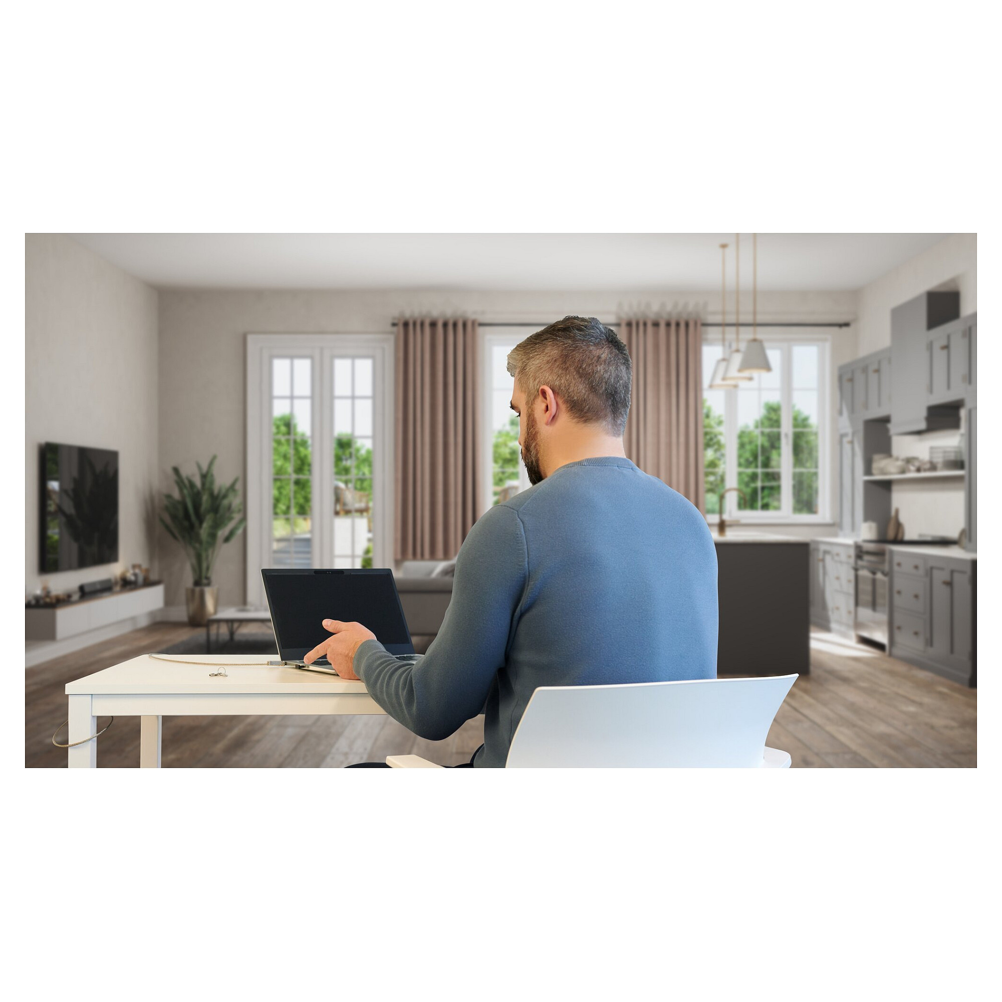 Bravë Sigurie Kensington K60600WW / 1.8m / Kombinim me 4 Shifra / për Laptop - Zezë - 13
