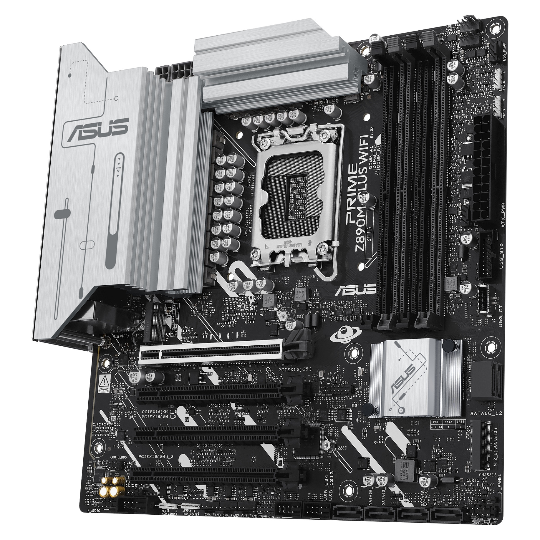 Pllakë Amë MB Intel ASUS PRIME Z890M-Plus Wifi / LGA 1851 / DDR5 / HDMI+DP - 7