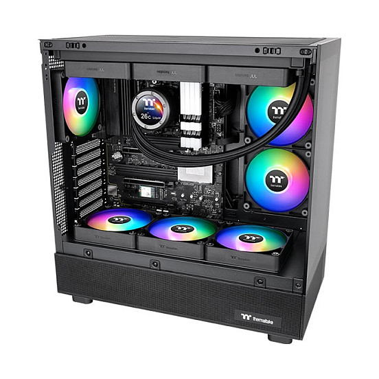Ftohës për Kasë 120mm Thermaltake CT120 Reverse ARGB Sync / 2-Pack – Zezë - 5