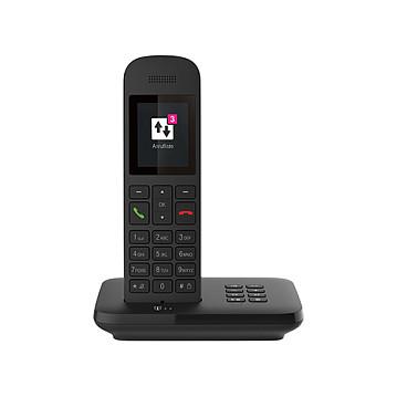 Telefon i Thjeshtë Telekom Sinus A12, DECT, Ekran me Ngjyra 2", Sekretari Telefonike - Zezë