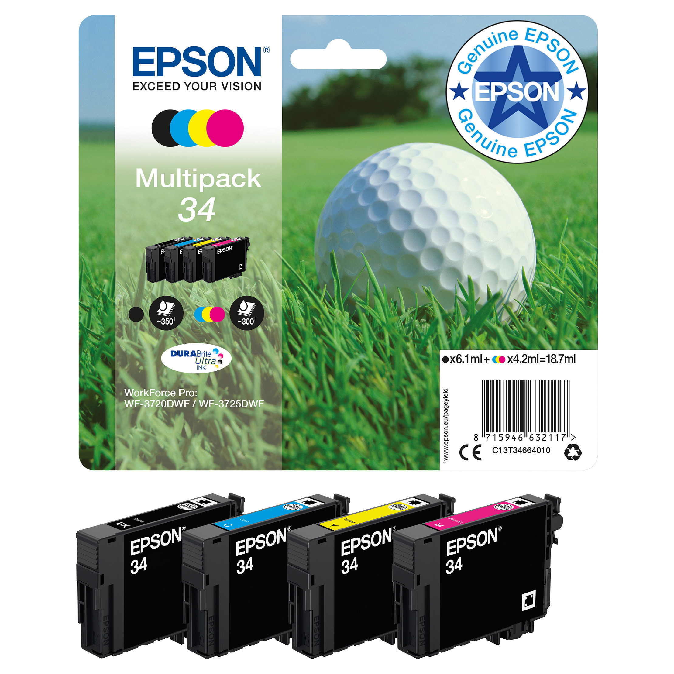 INK Epson 34 T3466 / 4er-Pack - Zezë+Ngjyra - 2