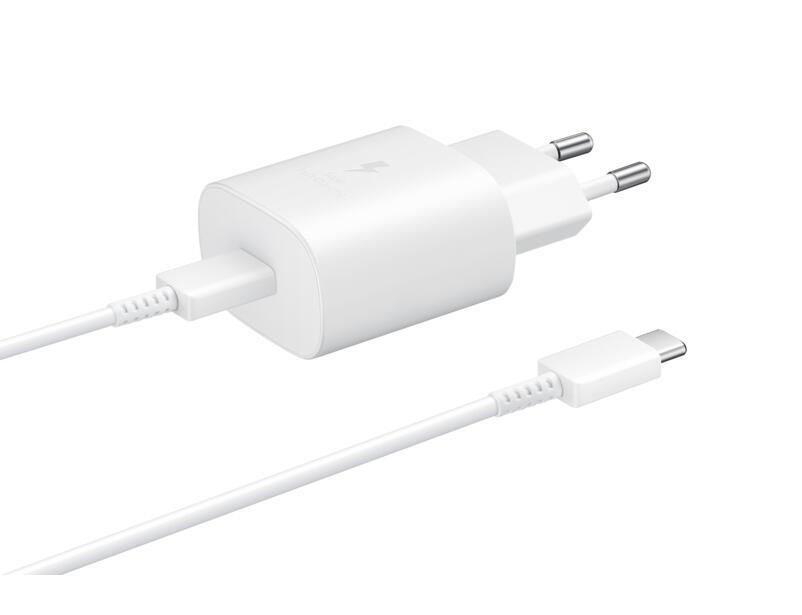 Adapter Rryme Samsung EP-TA800 / USB-C / 25W / Super Fast Charging PD 3.0 PPS - Bardhë - 3
